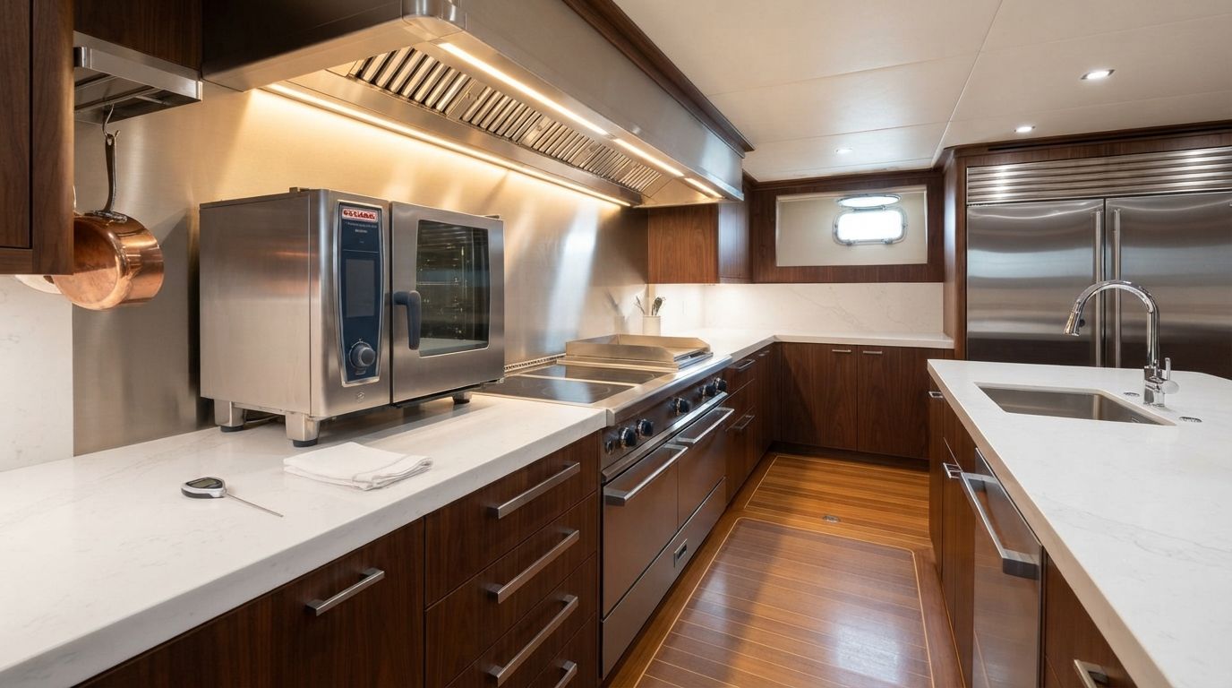 Induction vs Gas in a Marine Galley: The Case for Going Electric