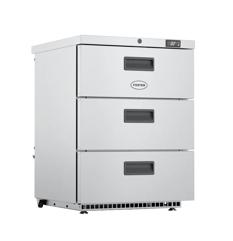 Foster HR150/3D Tezgah Altı Buzdolabı 150 Litre 3 Çekmeceli | A+ Endüstriyel Soğutma 2