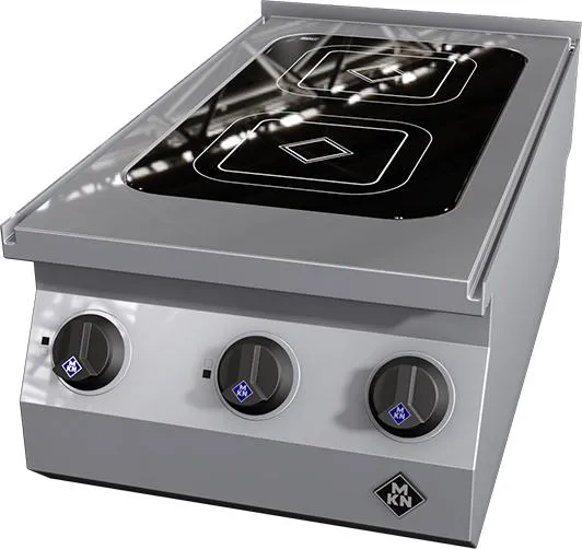 MKN 2 Bölgeli Seramik Ocak 1223401 VITRO – 4,6kW Tezgah Üstü
