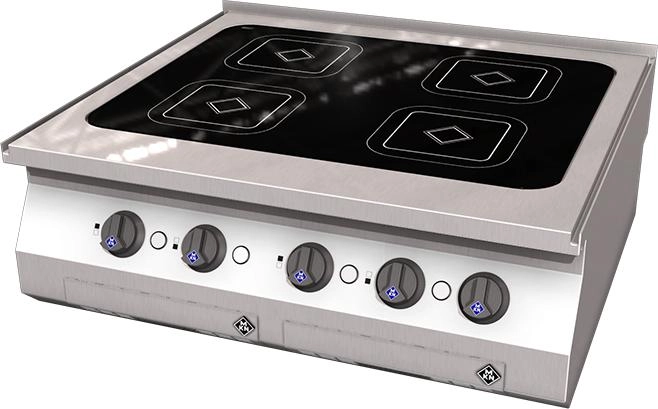 MKN 4 Bölgeli İndüksiyon Ocak 1223103 – 14kW Tezgah Üstü