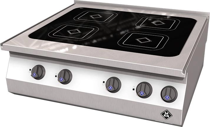 MKN 4 Bölgeli Seramik Ocak 1223402 VITRO – 9,2kW Tezgah Üstü