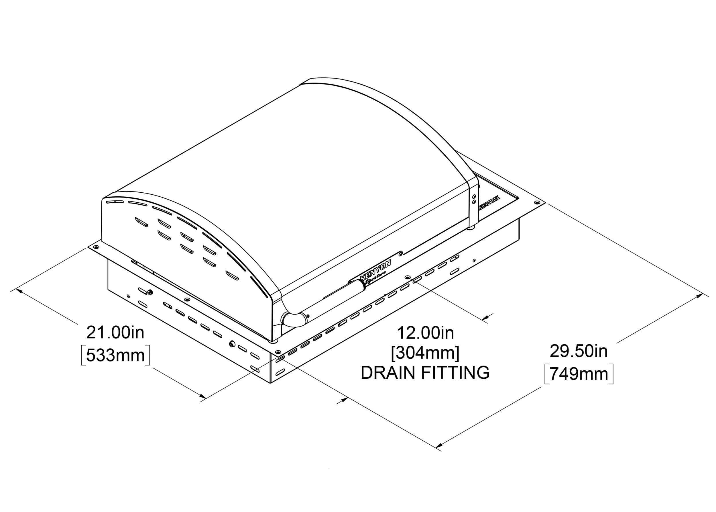 Kenyon Signature® Elektrikli Izgara 12